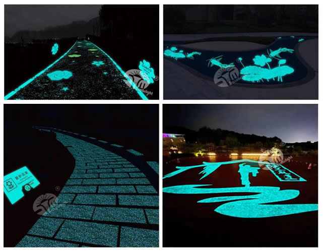 Inorganic self-luminescent particles