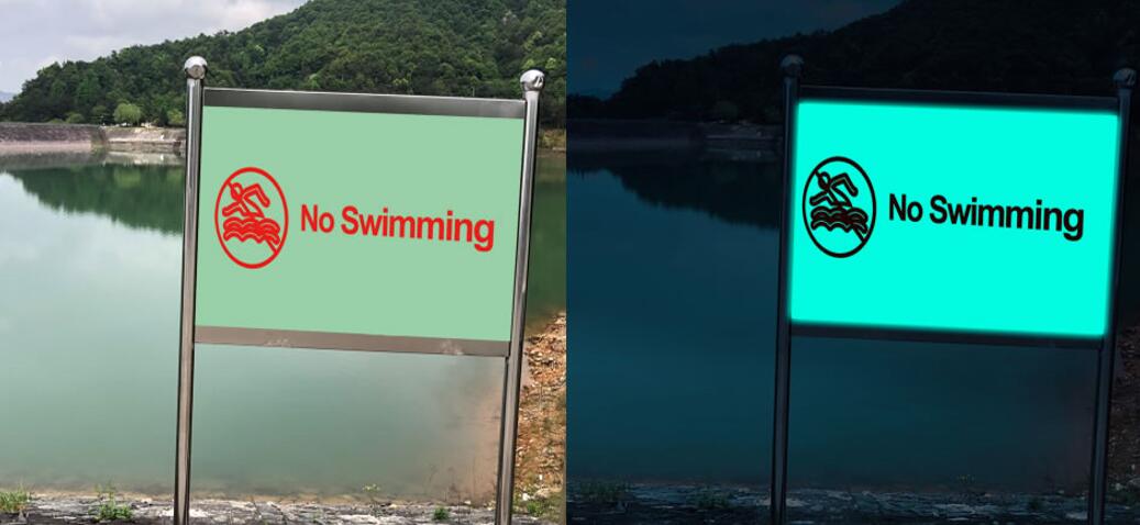Inorganic self luminous cultural and tourism signage rapidly enhances the upgrading of cultural and