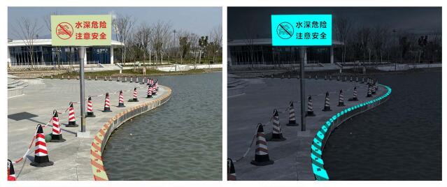 Application of Inorganic Self-Luminous Guidance Signs and Facilities in Water Conservancy Operation