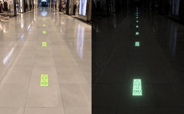 Application of Self-Luminous Emergency Signs in Shopping Malls, Hospitals and Schools